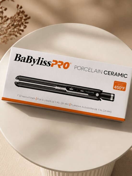 Babylisspro Other - BaBylissPRO Porcelain Flat Iron Hair Straightener for Professional Salon NEW